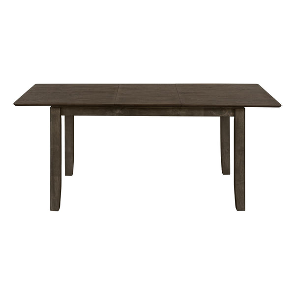  Monarch I 1375 Dining Table - Grey Veneer 36"X 72" / 18" Extension Panel IMAGE 1