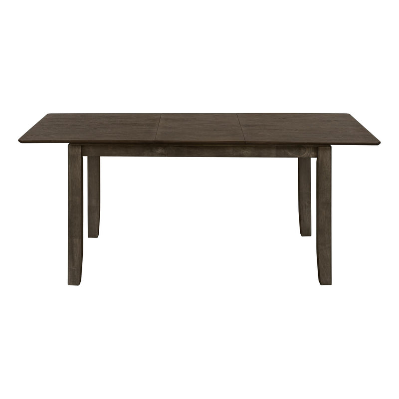  Monarch I 1375 Dining Table - Grey Veneer 36"X 72" / 18" Extension Panel IMAGE 1