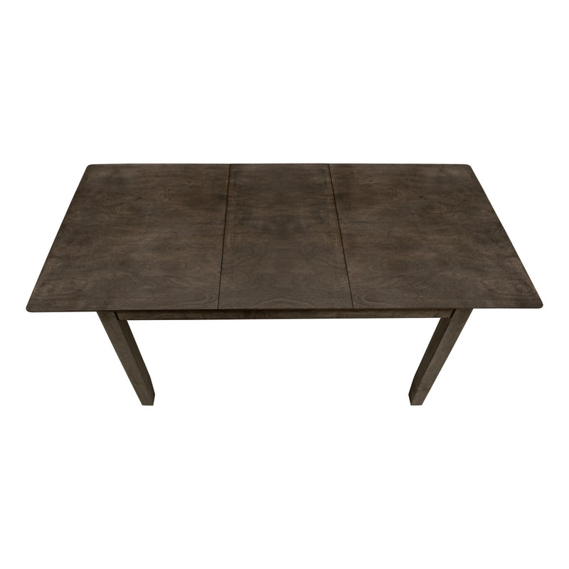 Monarch I 1375 Dining Table - Grey Veneer 36"X 72" / 18" Extension Panel IMAGE 5