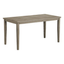  Monarch I 1381 Dining Table - Antique Grey Veneer 36"X 72"Counter Height IMAGE 2