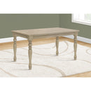  Monarch I 1390 Dining Table - Antique Grey Veneer 36"X 60" IMAGE 2