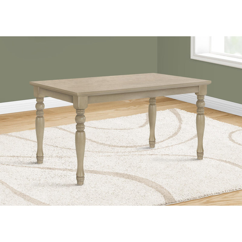 Monarch I 1390 Dining Table - Antique Grey Veneer 36"X 60" IMAGE 2