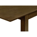  Monarch I 1395 Dining Table - Brown Walnut 36"X 72"/ 18" Extension Panel IMAGE 8