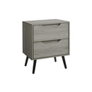  Monarch I 3693 Accent Table - 24"H / Taupe End Table - 2 Drawers IMAGE 2