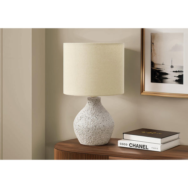  Monarch I 9770 16"H Table Lamp Beige Resin / Beige Shade IMAGE 1
