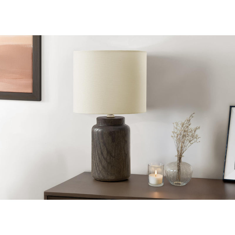  Monarch I 9796 17"H Table Lamp Brown Resin / Ivory Shade IMAGE 1
