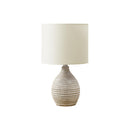  Monarch I 9848 17"H Table Lamp Ivory Resin / Ivory Shade IMAGE 2