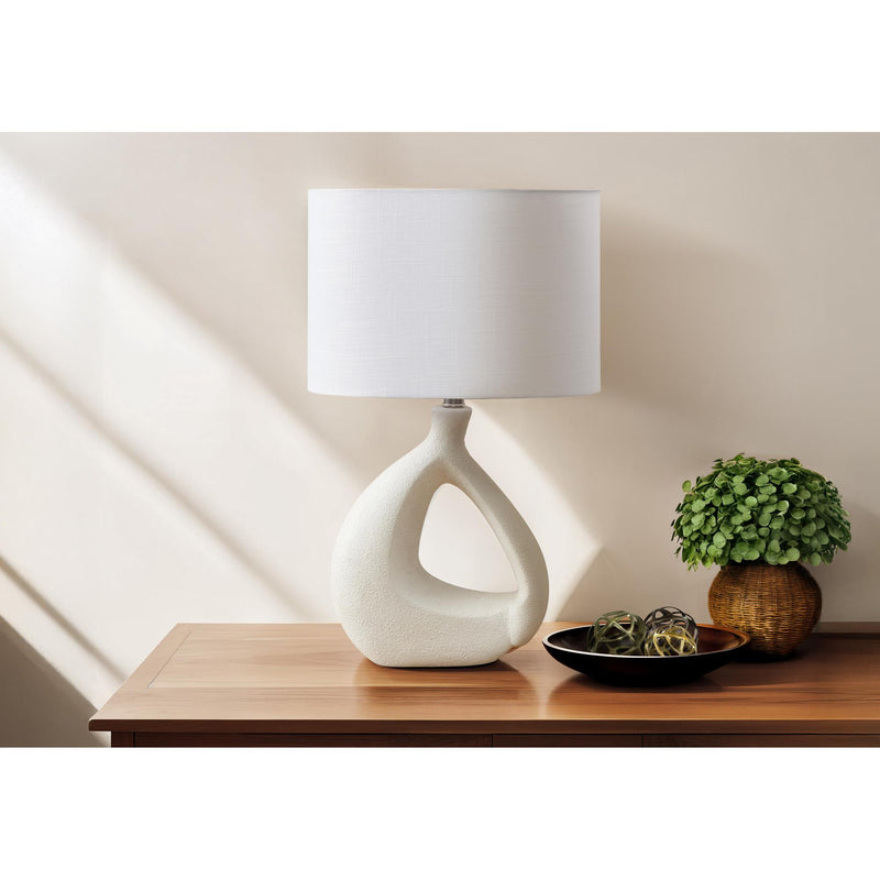  Monarch I 9880 23"H Table Lamp Ivory Resin / Ivory Shade IMAGE 1