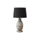 Monarch I 9887 25"H Table Lamp Grey Resin / Black Shade IMAGE 2