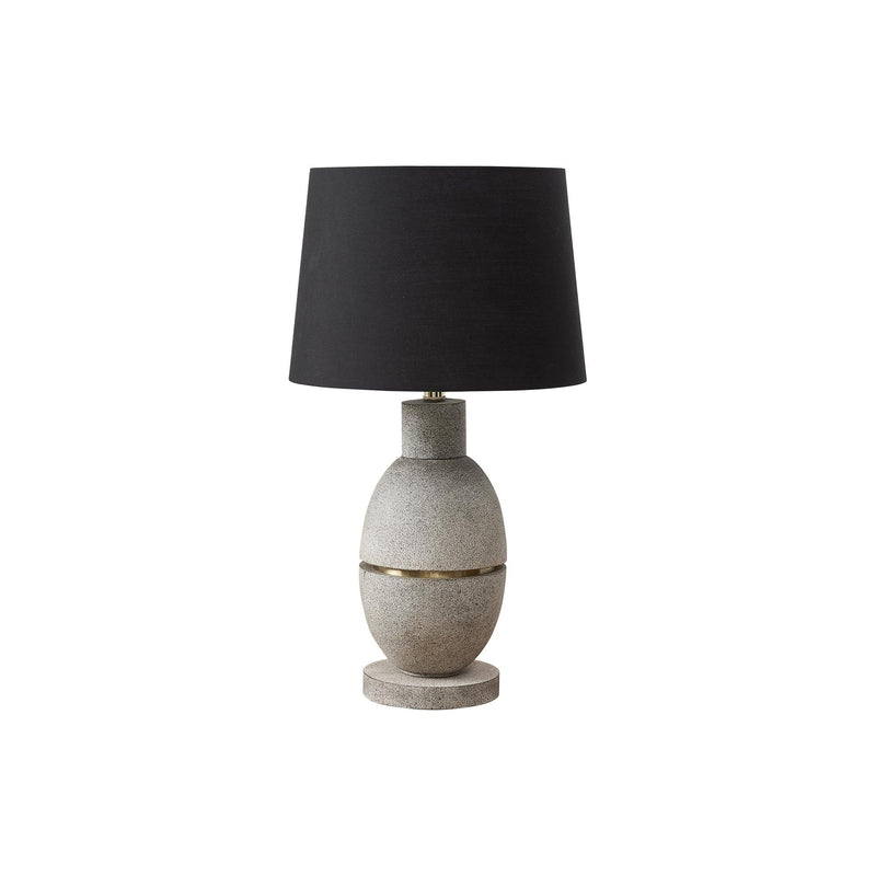  Monarch I 9887 25"H Table Lamp Grey Resin / Black Shade IMAGE 2