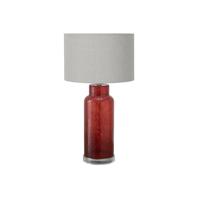  Monarch I 9909 28"H Table Lamp Red Glass / Grey Shade IMAGE 2