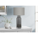  Monarch I 9910 28"H Table Lamp Grey Glass / Grey Shade IMAGE 1