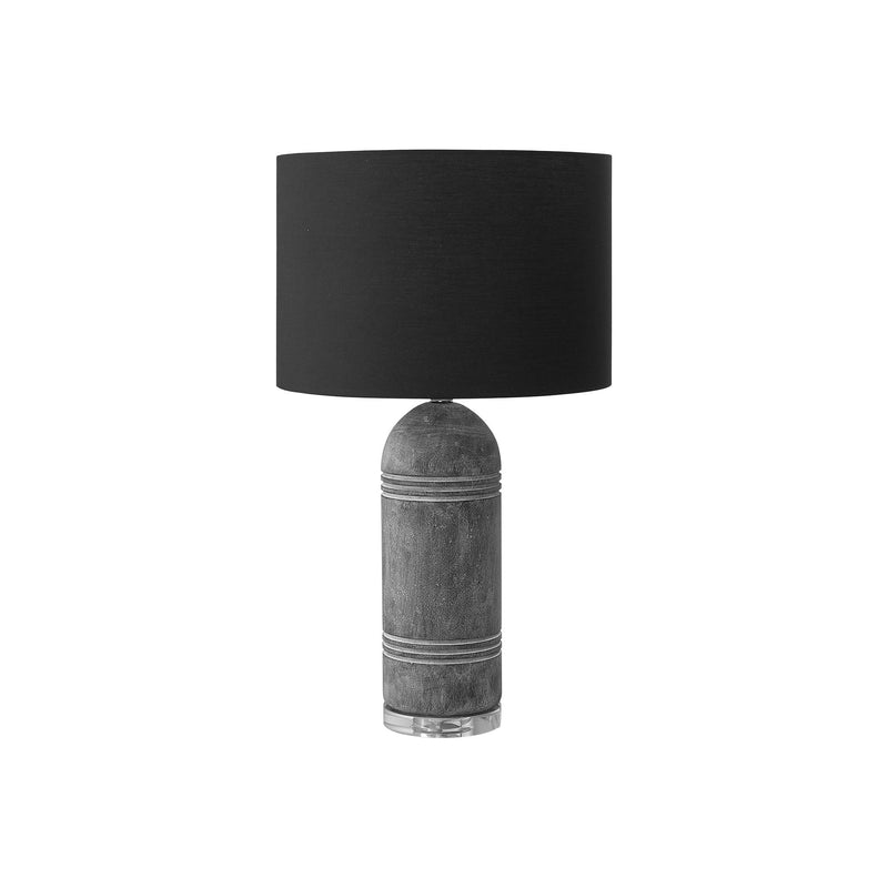  Monarch I 9914 28"H Table Lamp Grey Resin / Black Shade IMAGE 2