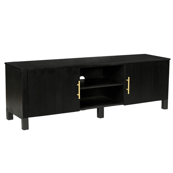 !nspire Camden 506-844BLK_MED Media Cabinet - Black IMAGE 1