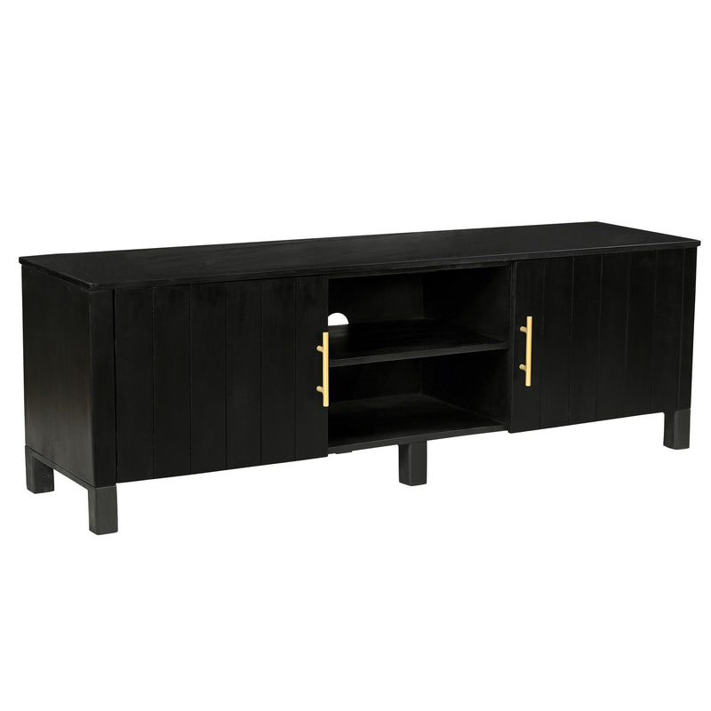 !nspire Camden 506-844BLK_MED Media Cabinet - Black IMAGE 1