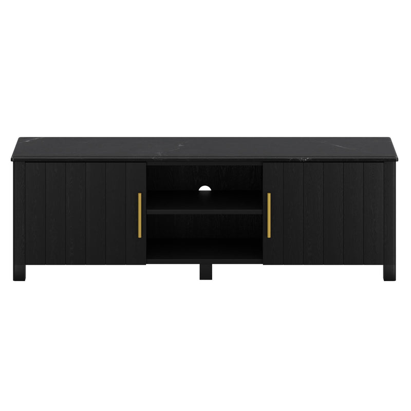 !nspire Camden 506-844BLK_MED Media Cabinet - Black IMAGE 5