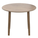 Worldwide Home Furnishings Conrad 201-863WAL Round Dining Table - Walnut IMAGE 4