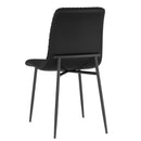 Worldwide Home Furnishings Conrad/Brixx 207-863BLK_083BLK 5 pc Dining Set - Black with Black Chair IMAGE 8