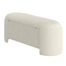 !nspire Cybil 402-901IV Storage Ottoman - Ivory IMAGE 6