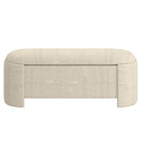 !nspire Daphne 402-903BG Storage Ottoman - Beige IMAGE 5