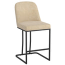 !nspire Dario 203-271BG 26" Counter Stool - Beige IMAGE 1
