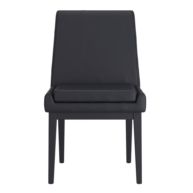 Worldwide Home Furnishings Forna/Cortez 207-161NAT_081BLK_BK 7 pc Dining Set - Natural Table with Black Chair IMAGE 10