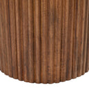 !nspire Jilsa 501-551WAL Accent Table - Walnut & White IMAGE 6
