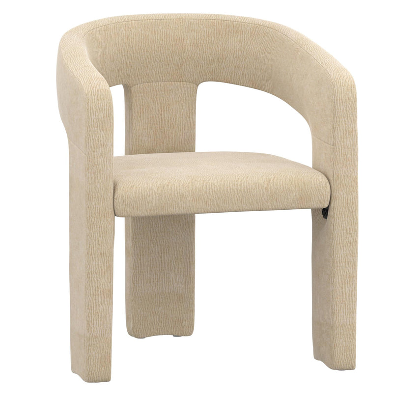 !nspire Jilsa/Amara 207-551WAL_933BG 5 pc Dining Set - Walnut & White Table with Beige Chair IMAGE 7