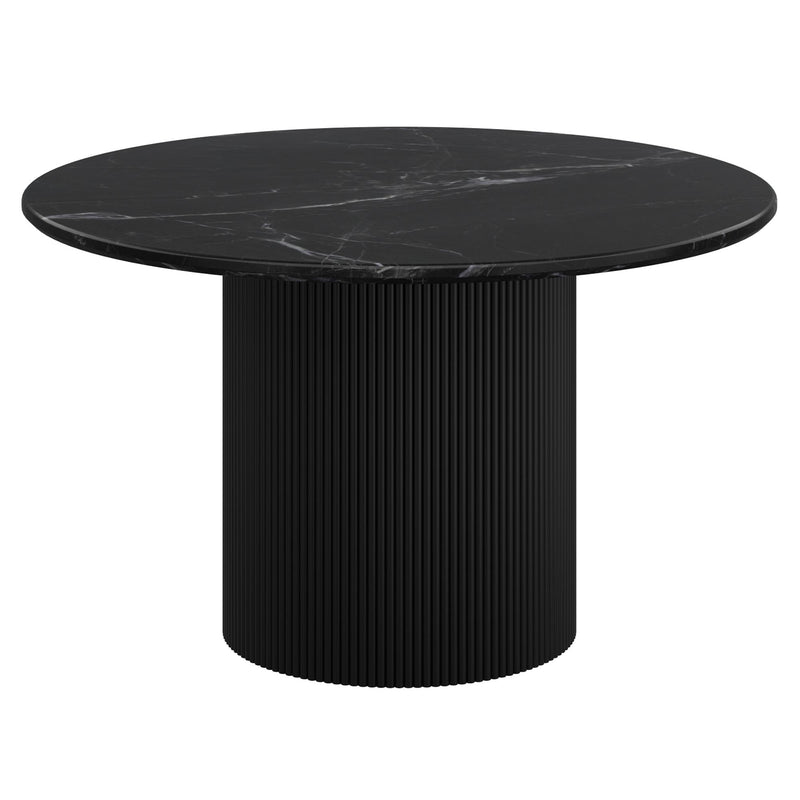 !nspire Jilsa/Kazan 207-551BLK_904IV 5 pc Dining Set - Black Table with Ivory & Black Chair IMAGE 2