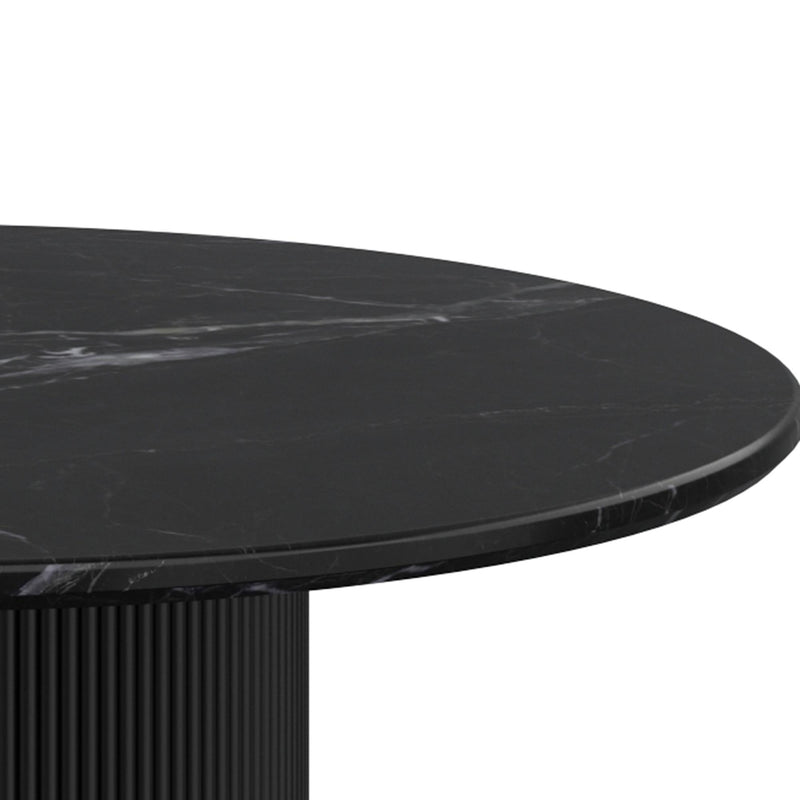 !nspire Jilsa/Kazan 207-551BLK_904IV 5 pc Dining Set - Black Table with Ivory & Black Chair IMAGE 3