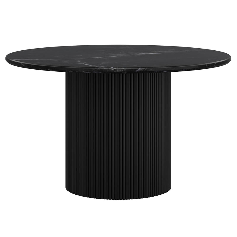 !nspire Jilsa/Kazan 207-551BLK_904IV 5 pc Dining Set - Black Table with Ivory & Black Chair IMAGE 5
