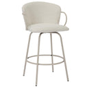 !nspire Kalani 203-995BG 26" Counter Stool w/Swivel - Beige IMAGE 1