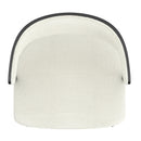 !nspire Kazan 202-904IV Dining Chair - Ivory Performance Fabric & Black Metal IMAGE 6