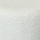 !nspire Kiraz 402-839IV_WT Round Ottoman - Ivory & White IMAGE 7