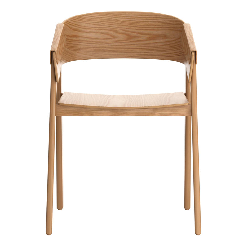 !nspire Mateo 202-563NAT Contract Grade Chair - Natural IMAGE 5