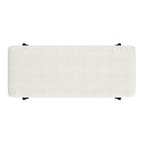 !nspire Odell 401-550IV Storage Bench - Ivory & Black IMAGE 7