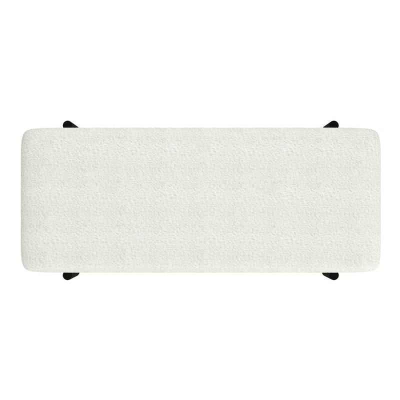 !nspire Odell 401-550IV Storage Bench - Ivory & Black IMAGE 7