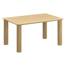 !nspire Sangra 201-751NATSM 59" Small Rectangular Dining Table - Natural IMAGE 1