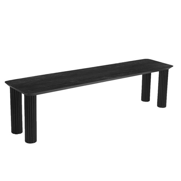 !nspire Sangra 401-751BLKLG 71" Bench - Black IMAGE 1