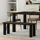 !nspire Sangra 401-751BLKLG 71" Bench - Black IMAGE 2