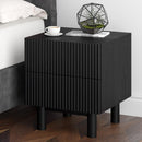 !nspire Sangra 501-751DR_BLK 2 Drawer Accent Table - Black IMAGE 2