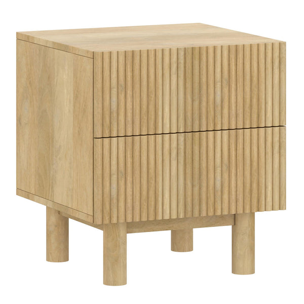 !nspire Sangra 501-751DR_NAT 2 Drawer Accent Table - Natural IMAGE 1