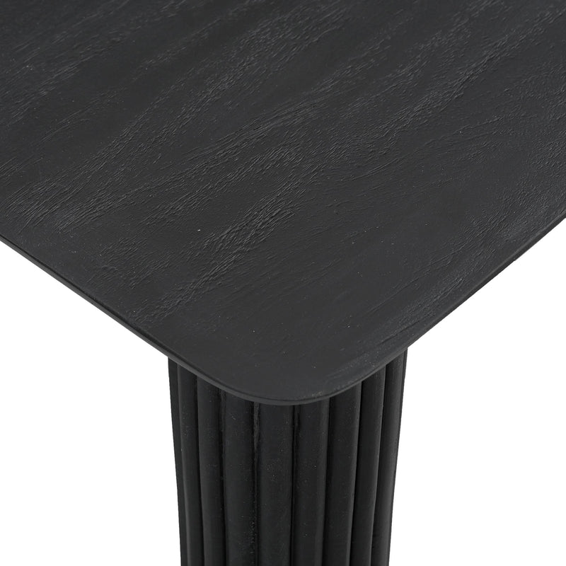 !nspire Sangra/Kash 207-751BLKSM_084SD 7 pc Dining Set - Black Table with Saddle Chair IMAGE 6