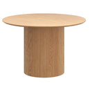 Worldwide Home Furnishings Tovas 201-782NAT Round Dining Table - Natural IMAGE 1