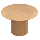 Worldwide Home Furnishings Tovas 201-782NAT Round Dining Table - Natural IMAGE 3