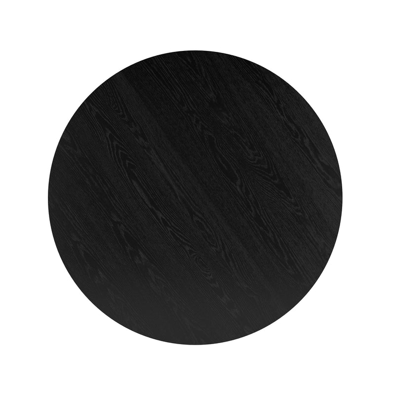 Worldwide Home Furnishings Tovas/Caprese 207-782BLK_269BLK 5 pc Dining Set - Black Table with Black Chair IMAGE 6