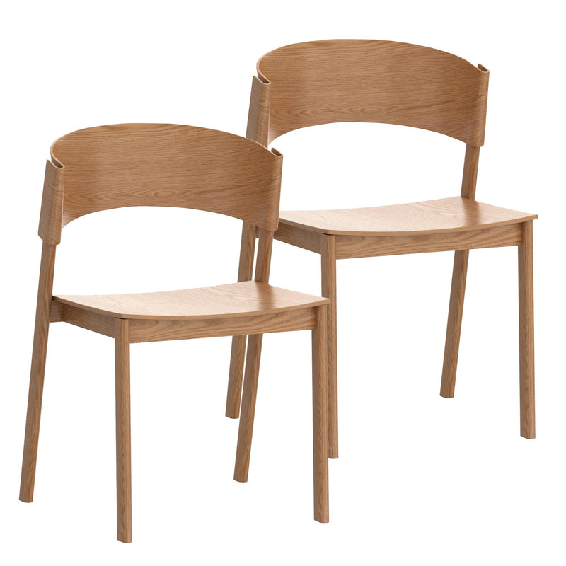 Worldwide Home Furnishings Tovas/Elias 207-782NAT_849NAT 5 pc Dining Set - Natural Table with Natural Chair IMAGE 10