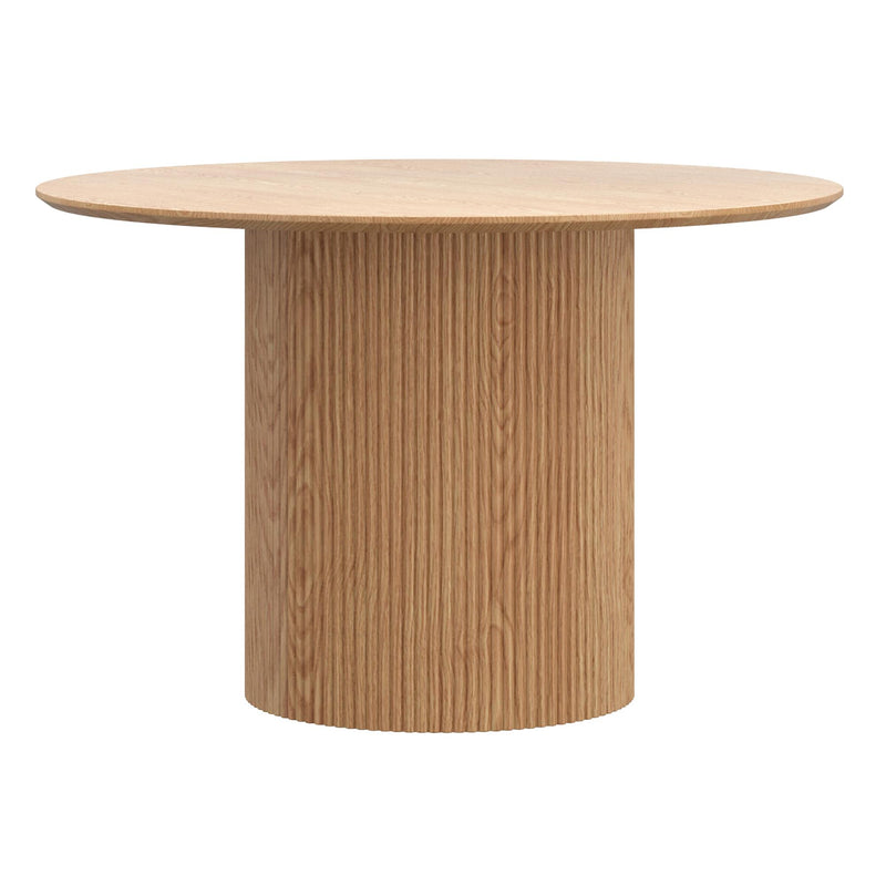 Worldwide Home Furnishings Tovas/Hudson 207-782NAT_582BG 5 pc Dining Set - Natural Table with Beige Chair IMAGE 4