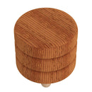 !nspire Willo 402-523RBN Round Ottoman - Rust Brown IMAGE 4