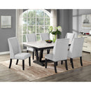  Crown Mark Varley 1320T-4272 Genuine Marble Dining Table IMAGE 6